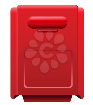 Royalty Free Clipart Image of a mailbox
