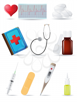 Royalty Free Clipart Image of Medical Supplies