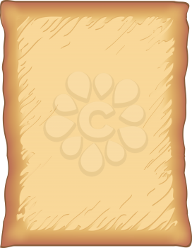 Royalty Free Clipart Image of Parchment Paper