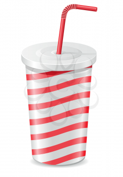 Royalty Free Clipart Image of a Soda