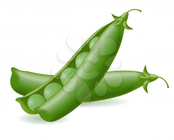 Royalty Free Clipart Image of Peas