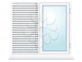 Royalty Free Clipart Image of a Window