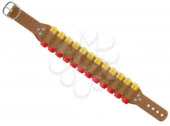 Royalty Free Clipart Image of a bandolier