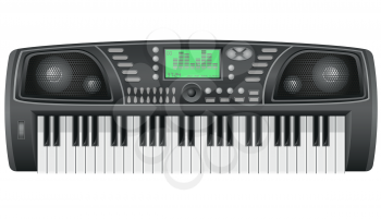 Royalty Free Clipart Image of a Synthesizer