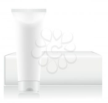 Royalty Free Clipart Image of a Toothpaste Tube