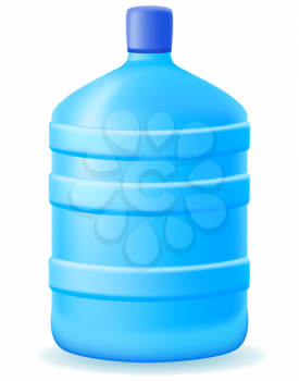 Royalty Free Clipart Image of a Water Container