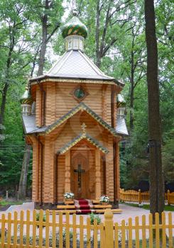 a church made out of wooden