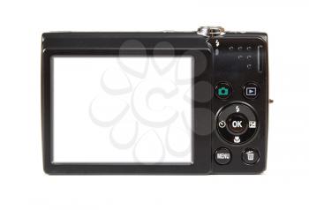 digital camera isolated on white background