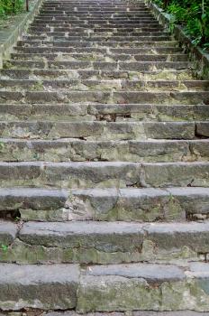 steps in a top are made of stone