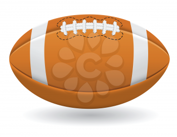 ball for american football vector illustration isolated on white background