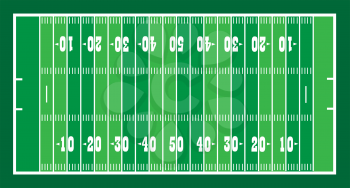 field for american football vector illustration