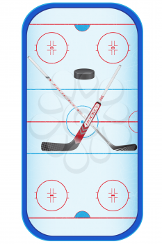 hockey stadium vector illustration isolated on white background