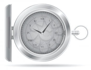Royalty Free Clipart Image of a Pocketwatch