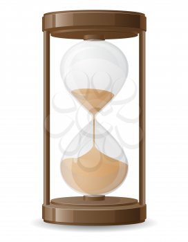 Royalty Free Clipart Image of an Hourglass