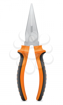 tool pliers vector illustration isolated on white background