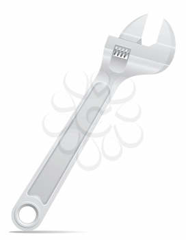 tool screw wrench vector illustration isolated on white background