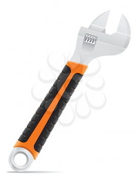 tool screw wrench vector illustration isolated on white background