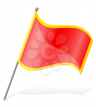 flag of Montenegro vector illustration isolated on white background