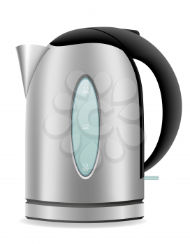 electric kettle vector illustration isolated on white background