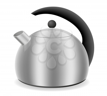 kettle for gas cooker vector illustration isolated on white background