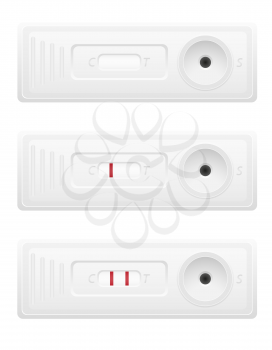 pregnancy test vector illustration isolated on white background
