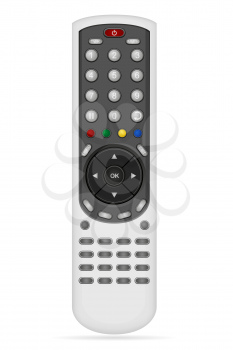 remote control for audio video equipment vector illustration isolated on white background