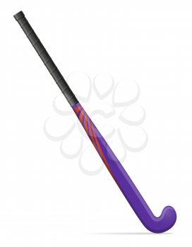 field hockey stick vector illustration isolated on white background