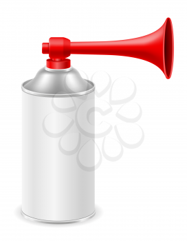 air horn for rescue sos or sports signals vector illustration vector illustration isolated on white background