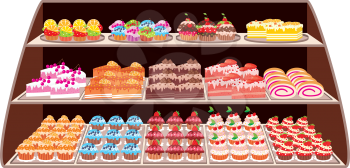 Royalty Free Clipart Image of a Bakery
