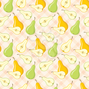 Royalty Free Clipart Image of a Pear Background