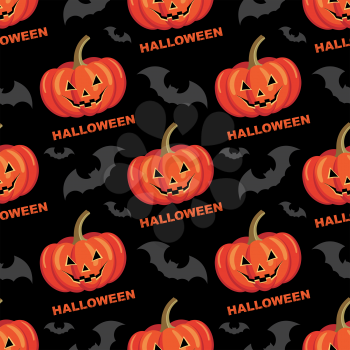 Seamless halloween pattern. vector illustration