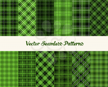Patrick day patterns in green colors