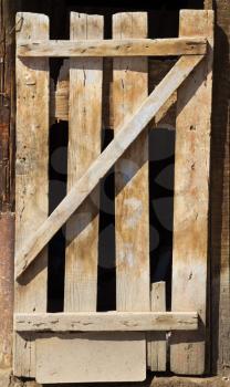 an old wooden door