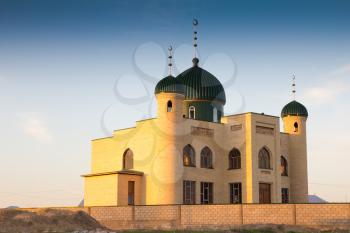 Muslim mosque in Kazakhstan. Shymkent