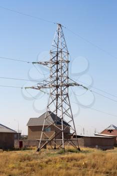electric high voltage power post 