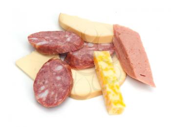 cheese with sausage