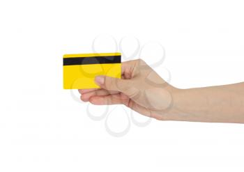 credit card in hand 