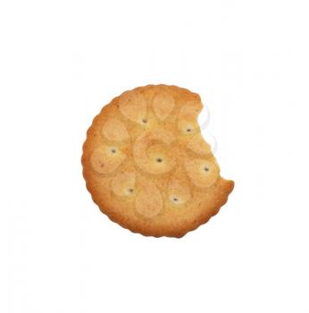Delicious biscuit on white background 