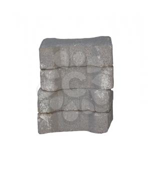bricks isolated on an white background 