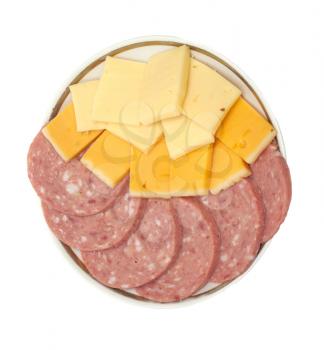 sausage with cheese
