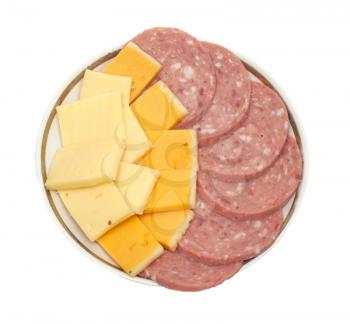 sausage with cheese
