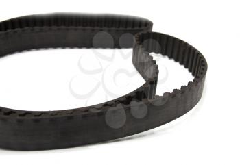 belt from the motor vehicle on a white background