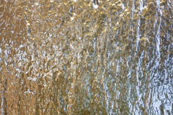 golden background water