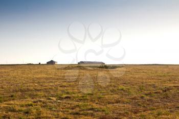 home in the steppes of Kazakhstan