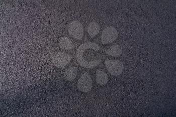 new asphalt laid on the road