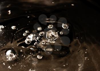drops of water. beautiful background