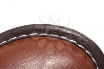 Background of brown leather