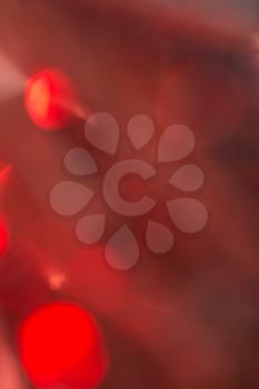 Red and orange holiday bokeh. Abstract Christmas background