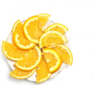 sliced ​​orange