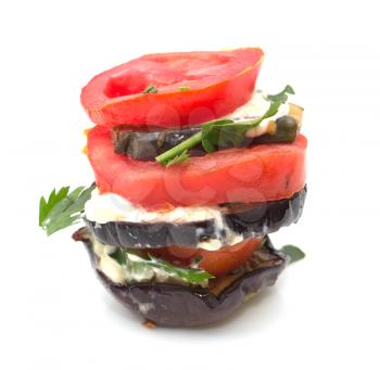 roasted eggplant with tomatoes